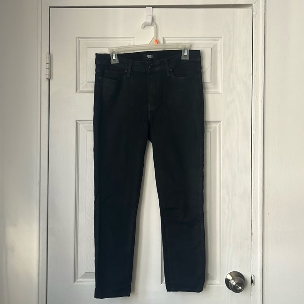 Paige Black Denim Skinny Jeans